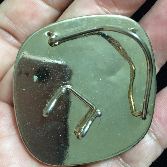 🖤Vtg💕Stone belt buckle - Picture 7 of 14